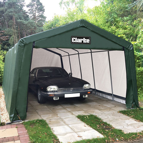 15% Off Weekend Clarke CIG81020 Garage / Workshop - Green (6.1 x 3.0 x 2.4m)