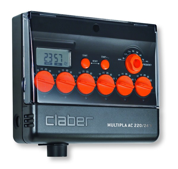 Claber Multipla AC W/LCD Water Timer