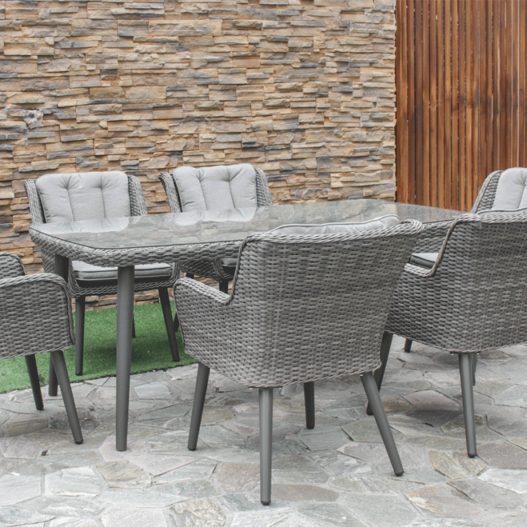 Maze Rattan Florence 6-Seater Dining Set