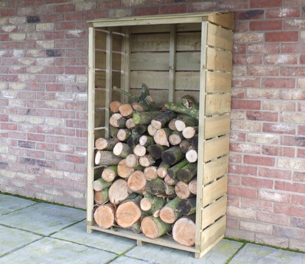 Shire Tall Wall Pressure Treated Log Store