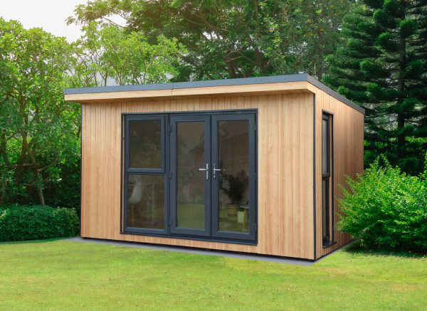 Forest Garden Xtend 4.0M + Premium Fully Insulated Garden Office (Installation Included)