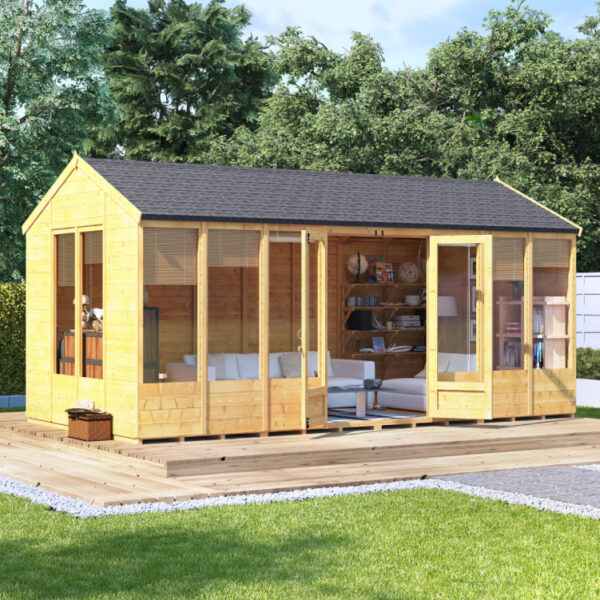 16x8 Petra Tongue and Groove Reverse Apex Summerhouse -PT BillyOh