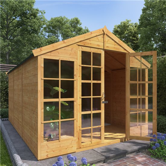 BillyOh Harper Tongue and Groove Apex Summerhouse - 12x8 T&G Apex Summerhouse