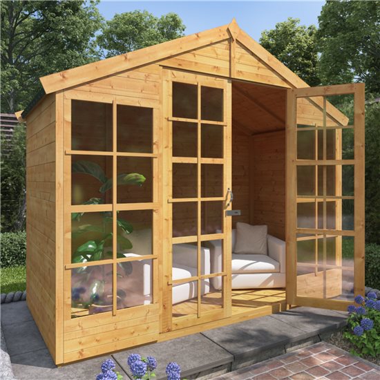 BillyOh Harper Tongue and Groove Apex Summerhouse - 4x8 T&G Apex Summerhouse