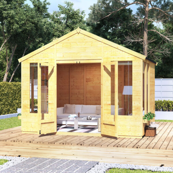 BillyOh Holly Tongue and Groove Apex Summerhouse - 8x10 T&G Apex Summerhouse