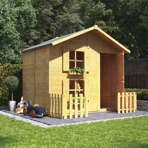 Wendyhouses - Peardrop Xtra Childrens Wooden Playhouse 6''''''''x7'''''''' BillyOh