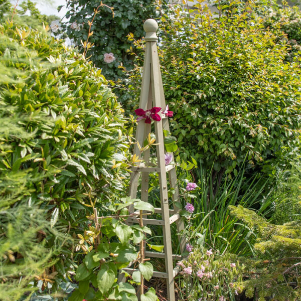 190cm Sage Wooden Obelisk Plant Support by Lacewing™