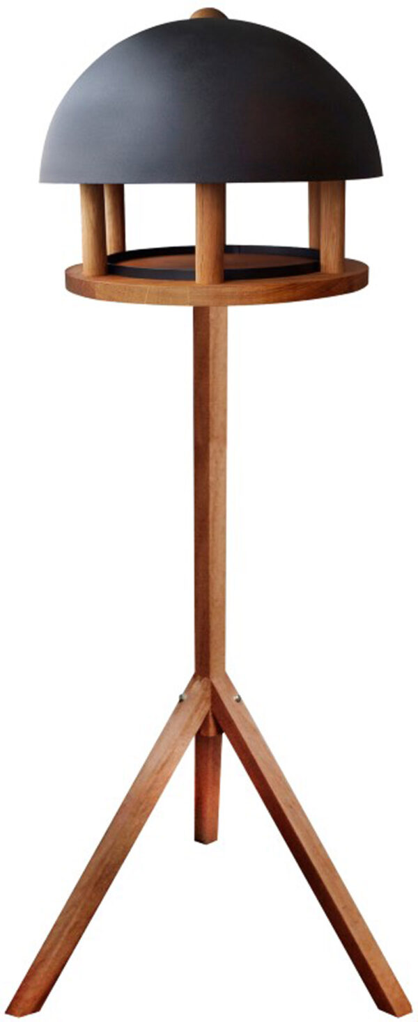 Domed Roof Oak Bird Table - 110cm (3ft 7in)