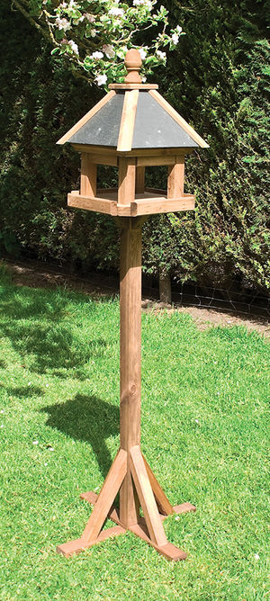H1.72m (5ft 8in) Laverton Wooden Bird Table FSC® by Rowlinson®