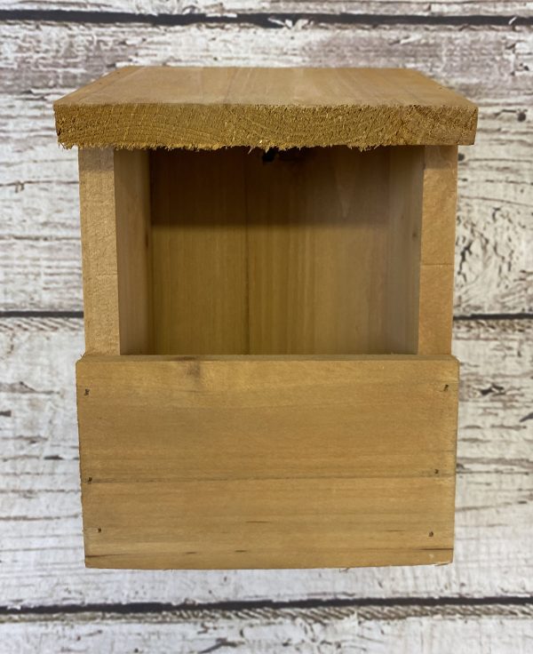 Single Wooden Robin Birdhouse Garden Nest Box