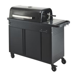 GoodHome Rockwell C410 Black Charcoal Barbecue