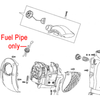 Mountfield Hedgetrimmer Fuel Pipe 123867029/0