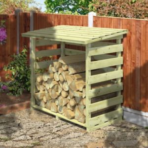 Blooma Beni Pressure Treated Wooden Small Log Store