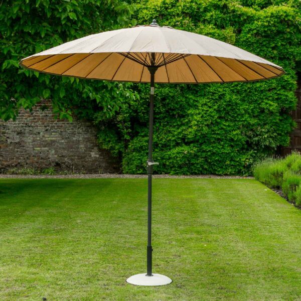 Garden Must Haves Geisha 2.7m Parasol (base not included) - Taupe