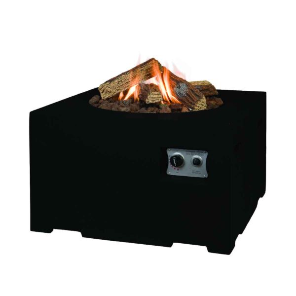 Happy Cocooning Small Square Cocoon Fire Pit - Black