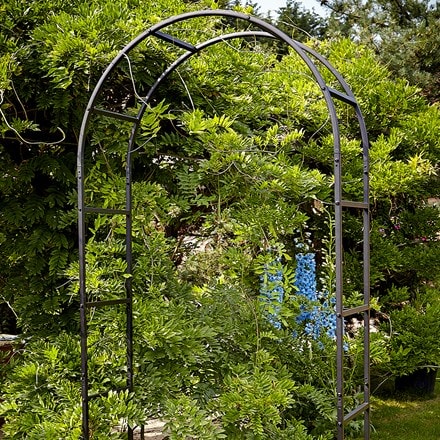 Classic steel garden arch