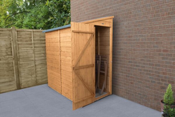 Forest Garden Pent Shiplap Dipped 6x3 Wooden Garden Shed (No Window / Installation Included)