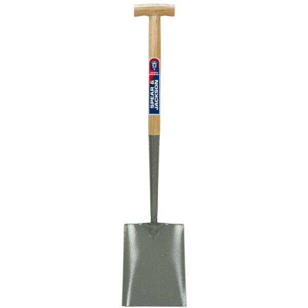 Spear and Jackson Neverbend Solid Socket Square Mouth Contractors Shovel