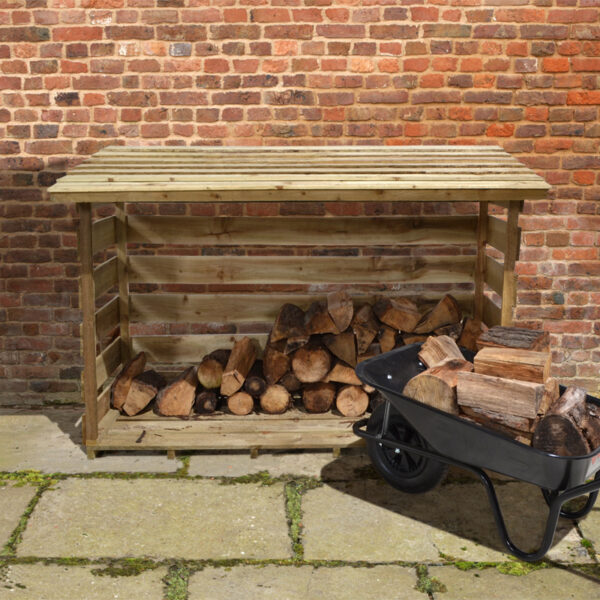 6' x 2' Forest Xtra Large Log Store (1.76m x 0.64m)