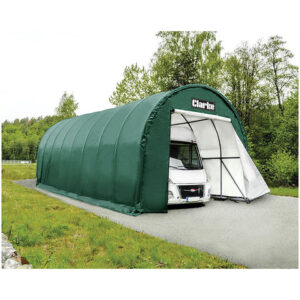 Clarke Clarke CIG1432 X-Large Garage / Workshop with Round Roof - Green (32'x14'x12' / 9.7x4.3x3.65m)