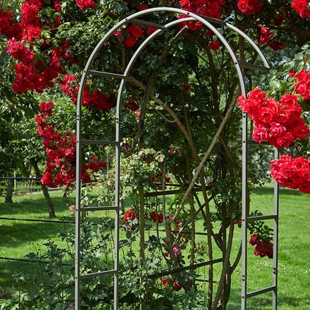 Classic garden arch - pewter