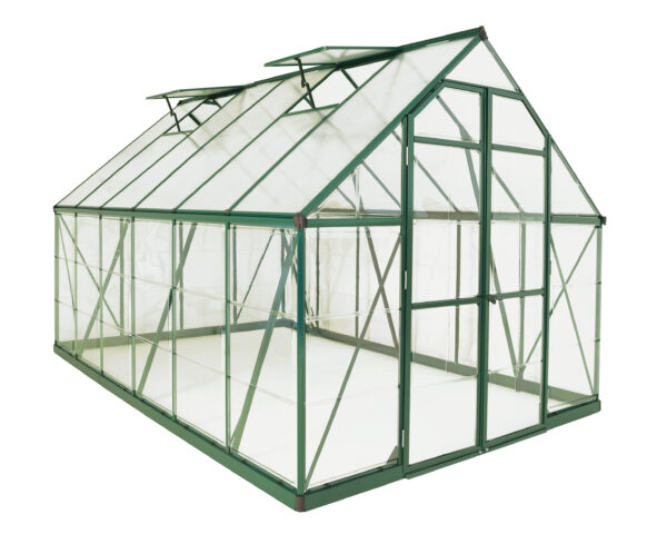 Palram-Canopia Balance 8x12 Greenhouse (Green)