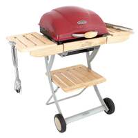Outback Omega 200 Charcoal Barbecue - Red