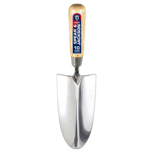 Spear and Jackson Neverbend Stainless Steel Tanged Hand Trowel