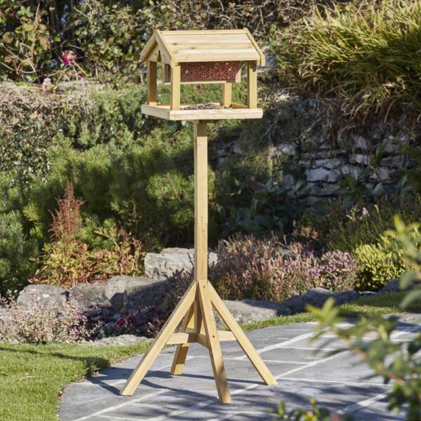Nature?s Market Premium Bird Table with Built-in Feeder