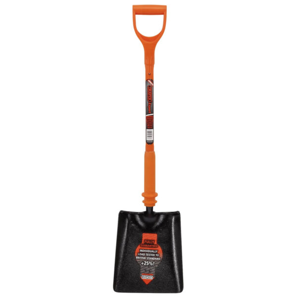 Draper Expert Square Mouth Shovel, Fully Insulated Solid Forged