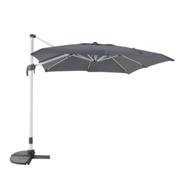 MWH Overhanging Cantilever Parasol (base not included) - White/Anthracite