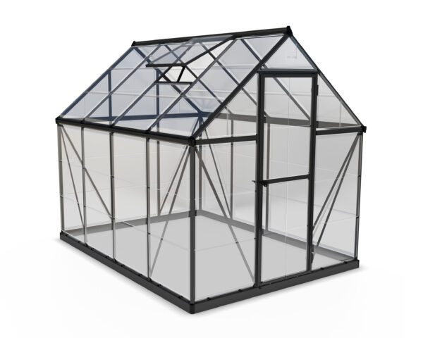 Palram-Canopia Harmony 6x8 Greenhouse (Grey)