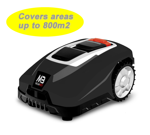 Mowbot 800 28v 2.5Ah Robotic Lawnmower Black