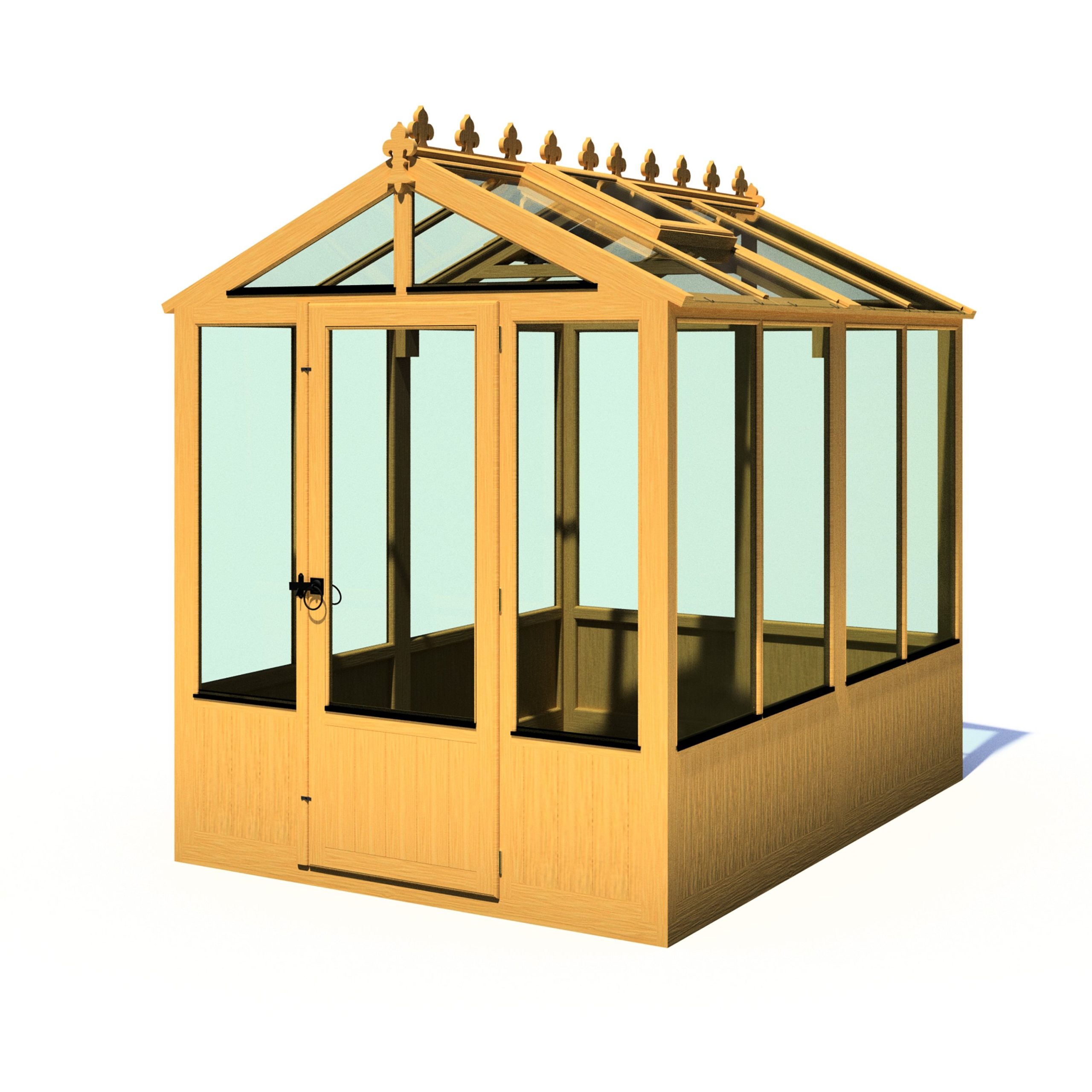 Shire 6x8 Holkham Wooden Greenhouse