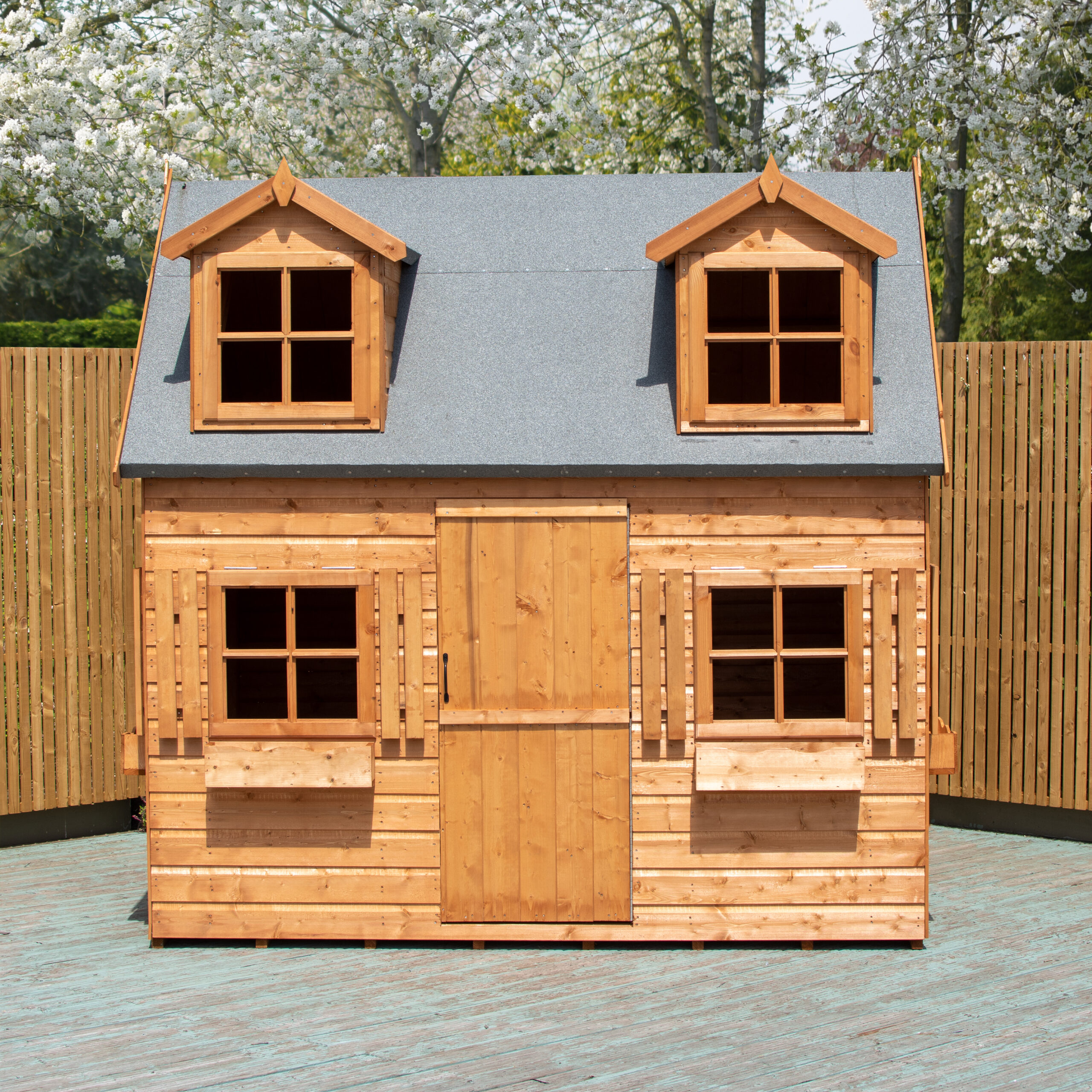 Shire 8x6 Dip Treated Hatters Playhouse