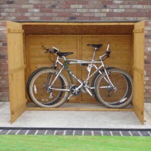 Shire Wentworth 6' x 2' Pent Bike Store - Premium Dip Treated Shiplap