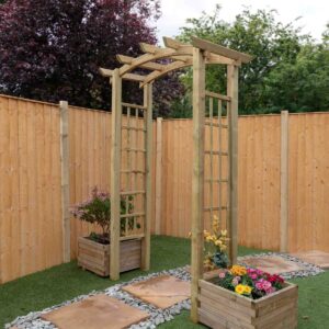 Mercia Bow Top Wooden Garden Arch