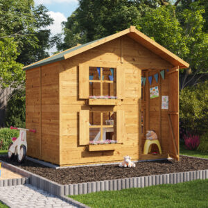 Wendyhouses - Peardrop Xtra Childrens Wooden Playhouse 6''''''''x7'''''''' BillyOh