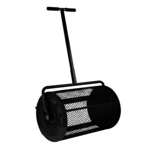 T-Mech Compost & Peat Moss Spreader - Black