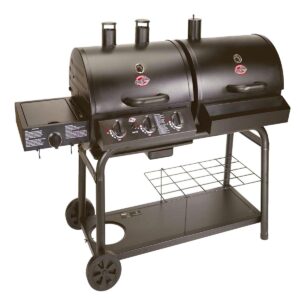 Char-Griller Duo Gas and Charcoal Barbecue - Side Burner