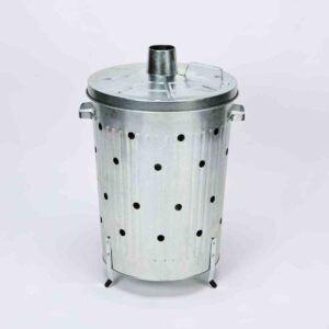 Arboria Garden Decor Arboria Garden D?cor Galvanised Incinerator 75Ltr 76X42Cm