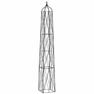 VegTrug Large Square Obelisk - Grey