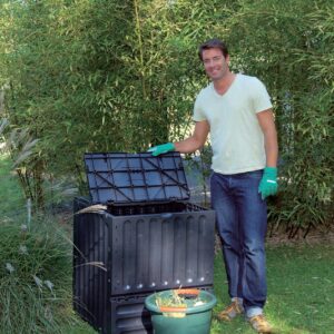 Garantia Eco King Composter 400 Litres (Black)