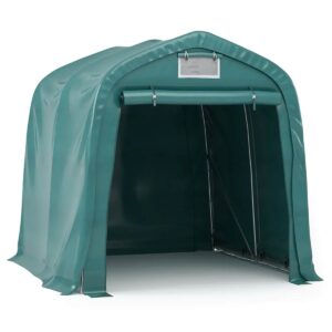 vidaXL Garage Tent Pvc 1.6X2.4 M Green