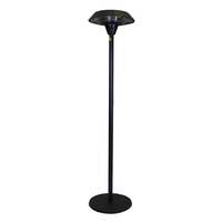 Electric Floor Standing Patio Heater - Black