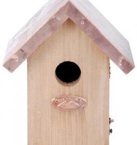 Fallen Fruits Wren Nest Box With Copper Roof