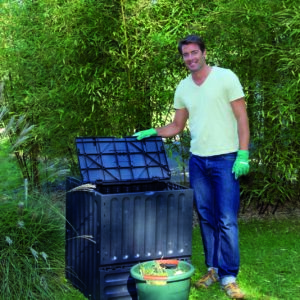 Garantia Eco King Composter 400 Litres (Black)