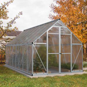 Palram-Canopia 8x16 Essence Greenhouse (Silver)