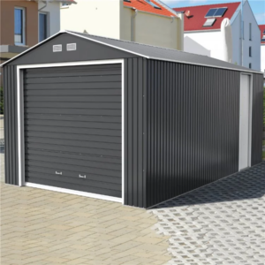 Sapphire Olympian Fronted Apex Metal Garage - 12x26