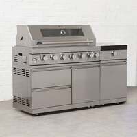 Draco Grills Z640 Deluxe 6 Burner Stainless Steel Gas Barbecue with Sear Station, Mid June 2025